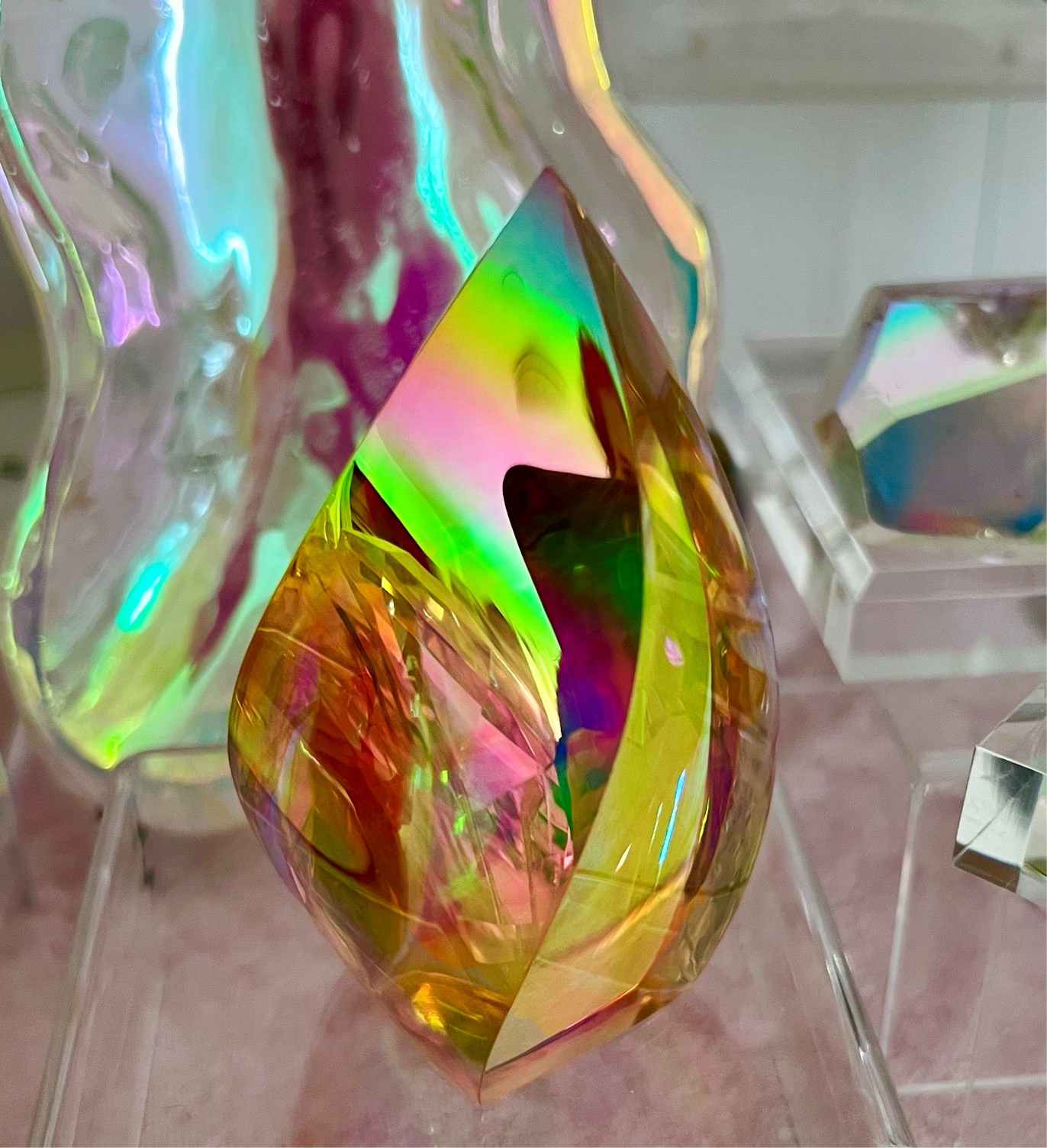AAA peach Angel aura flame, discontinued