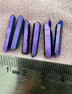 Discontinued Galactic Aura Lemurian Singer Quartz (intuitively chosen)