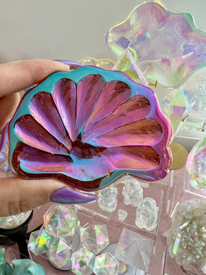Beautiful sunset, seashell bowl, medium