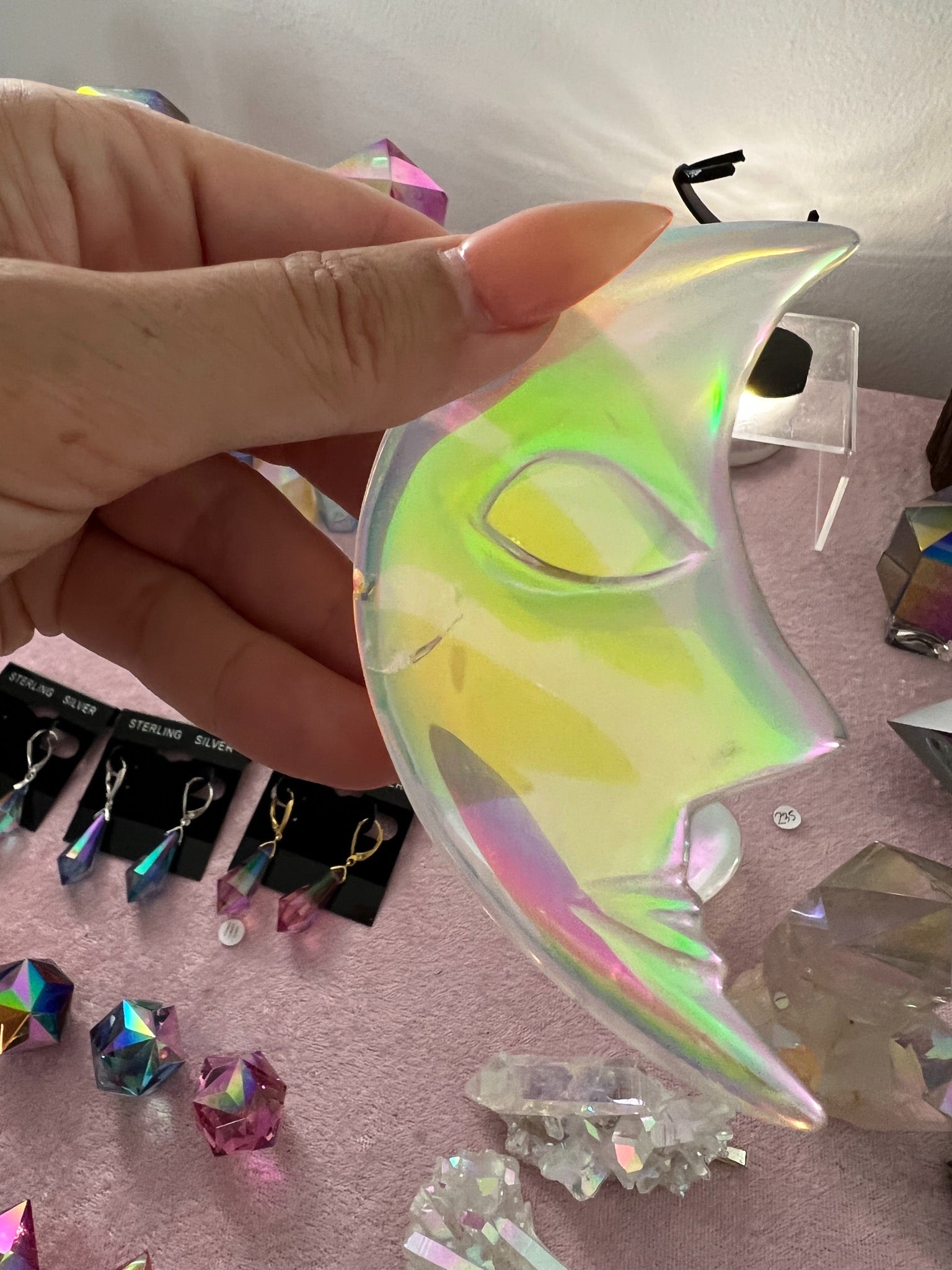 AAA Angel Aura Moon Slab w Stand